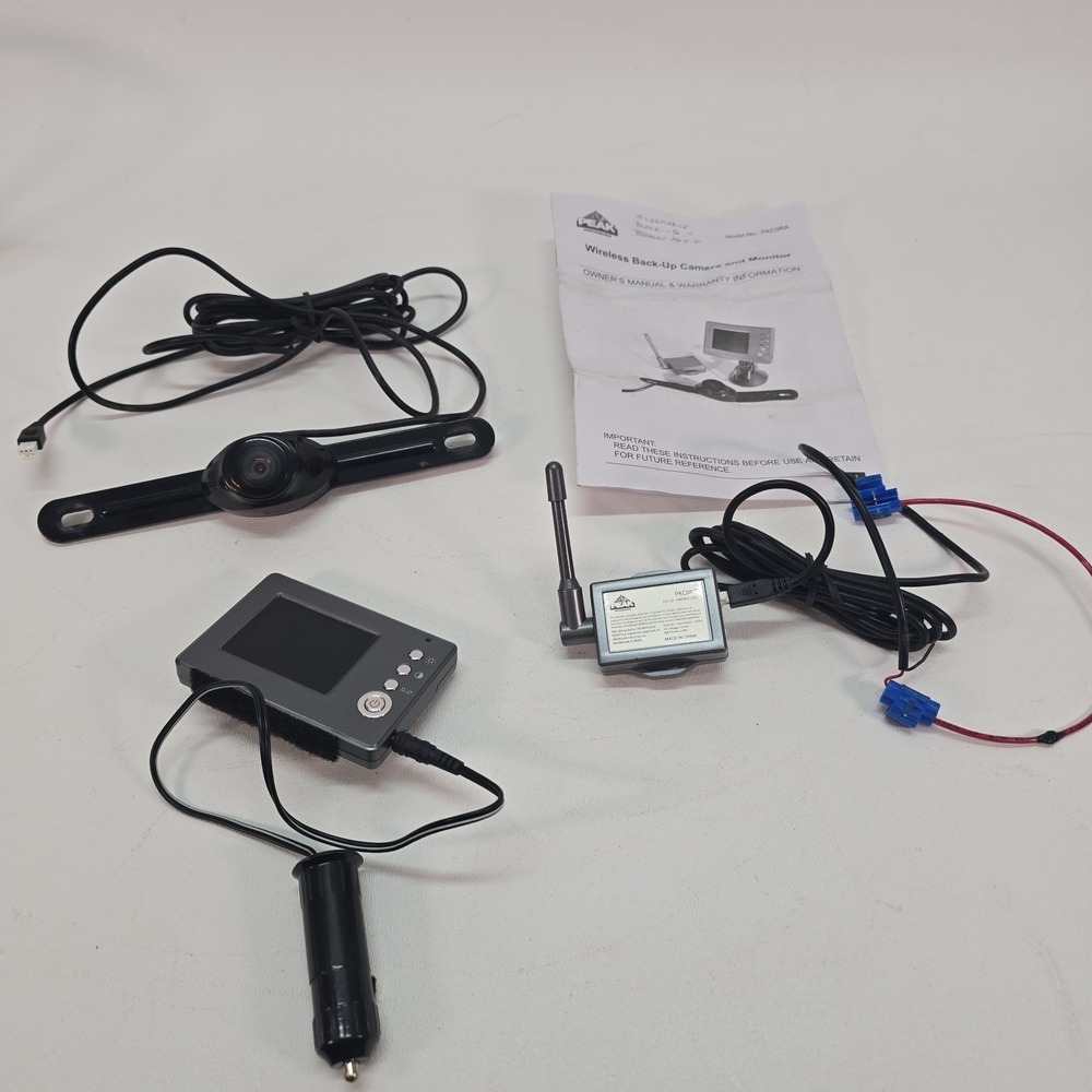 Peak Wireless Back-Up Camera & Monitor System Model No. PKC0RA